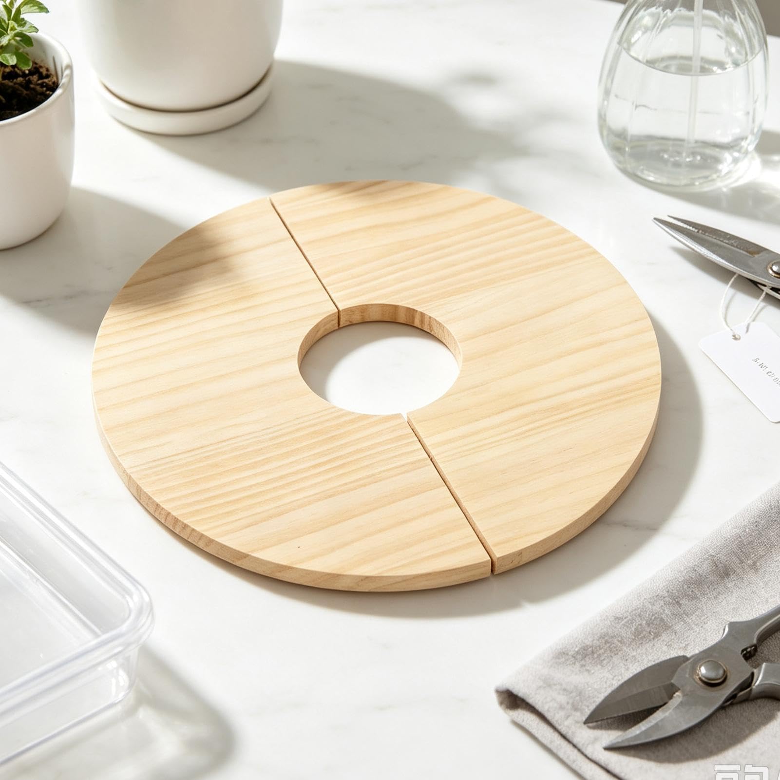 Generisch Blumentopf-Abdeckung Wasserdichtes Holz-Schutzgitter mit