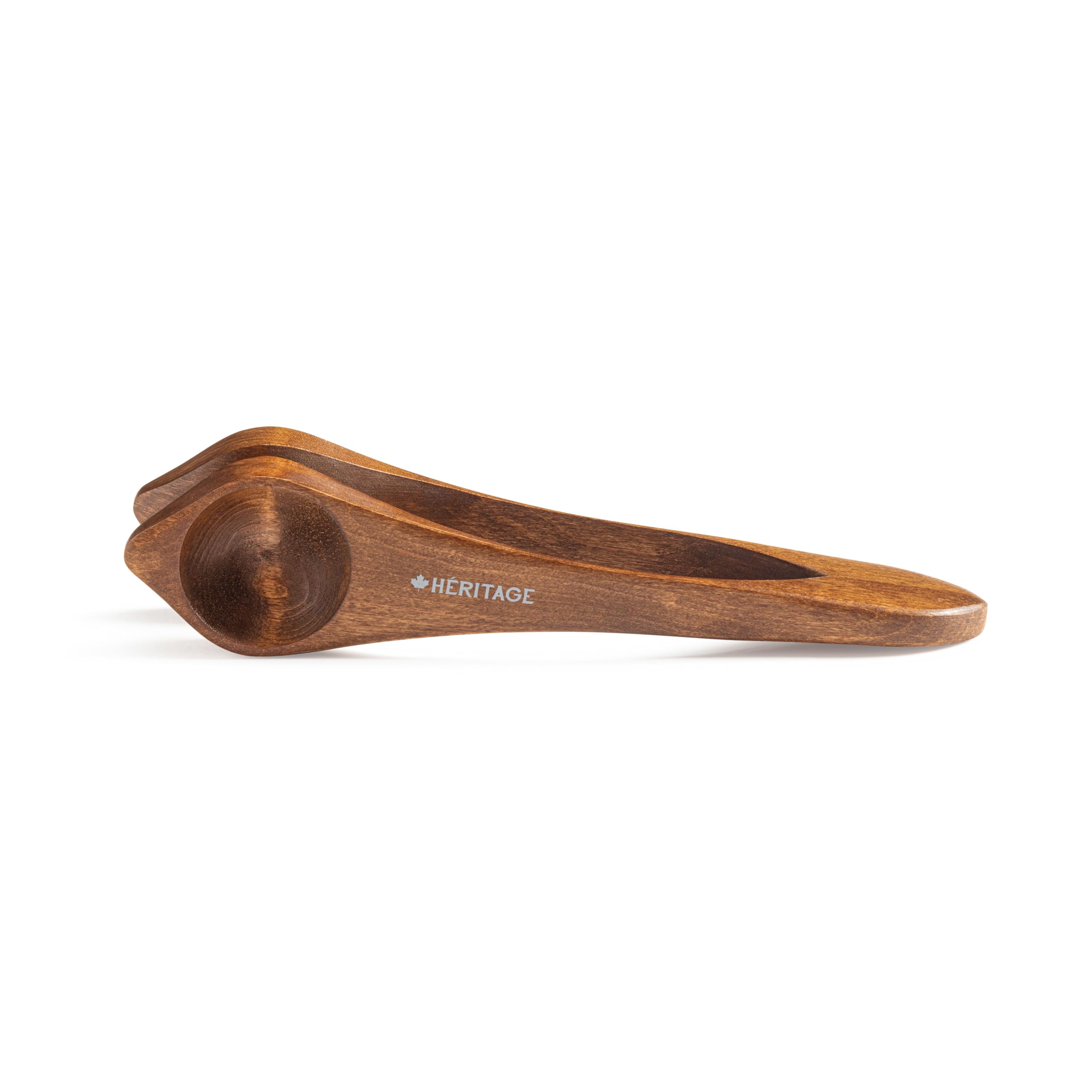 Heritage Musical Spoons Instrument perkusyjny, ręcznie robione kanadyjskie drewno klonowe, dźwięk ludowy z naturalnego drewna, świetny prezent dla wszystkich grup wiekowych z każdym doświadczeniem