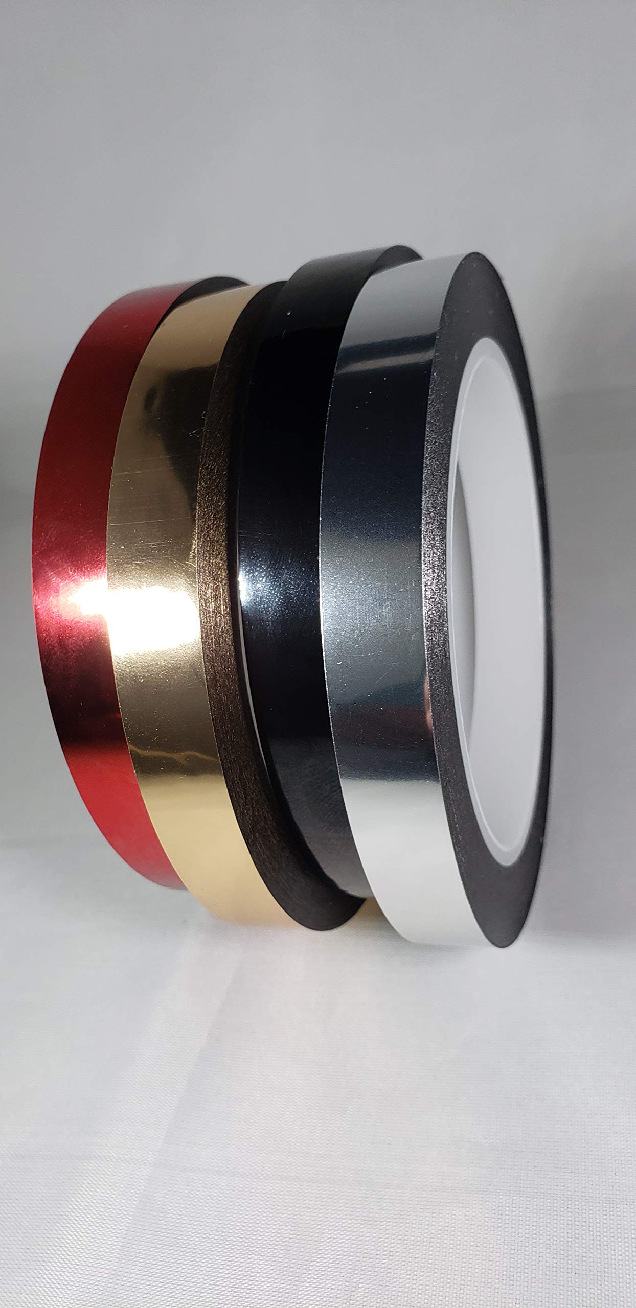 METALIZED Polyester Film Tapes, ACRILIC Adhesive 72YD (Gold, 6