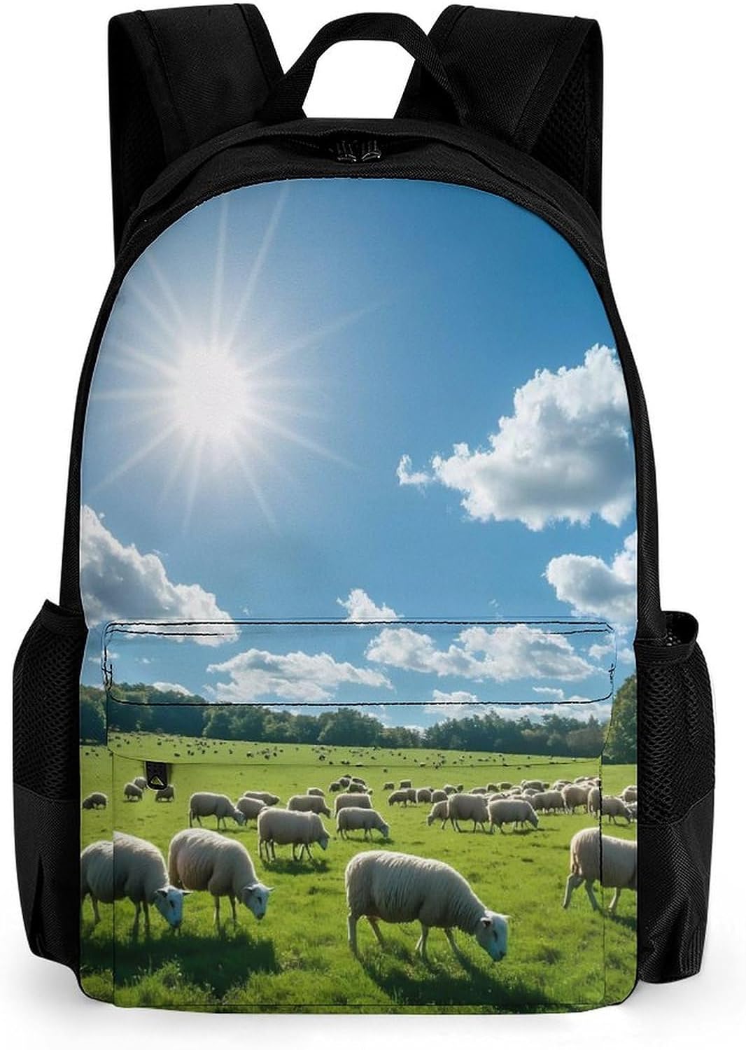 A Lot of Sheep Laptop Backpack for Men Women Fashion Computer Bag Business Travel Daypack