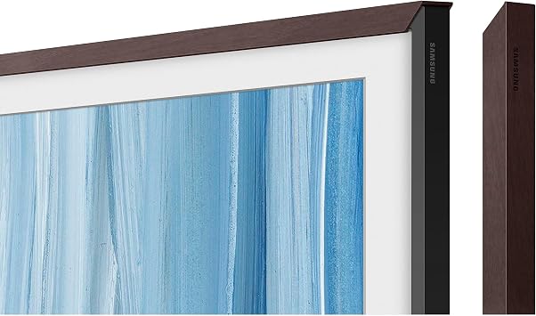 Samsung 50" The Frame Customizable Bezel 2026 Model, Magnetic, Easy Installation, VG-SCFH50BWBZA, Modern Brown