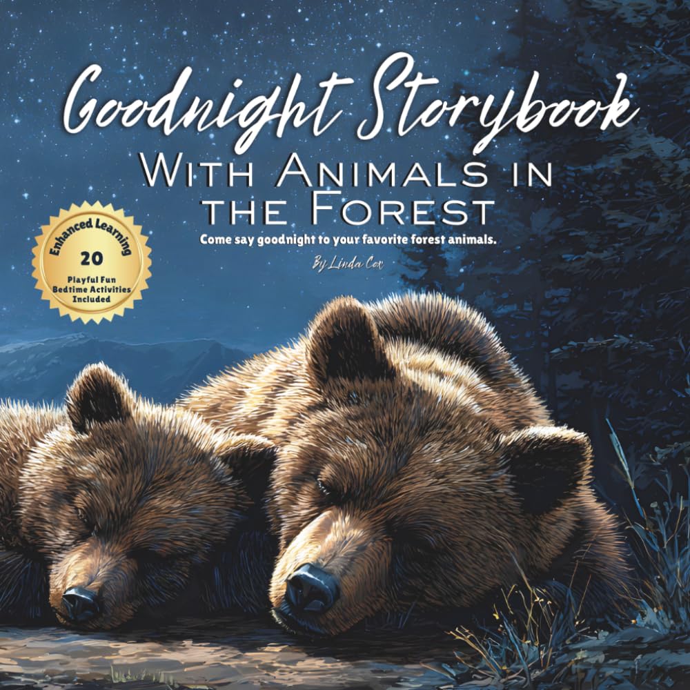 Goodnight Storybook with Animals in the Forest: A Calming Bedtime Story | Plus: 20+ Screen-Free Sleep Activities