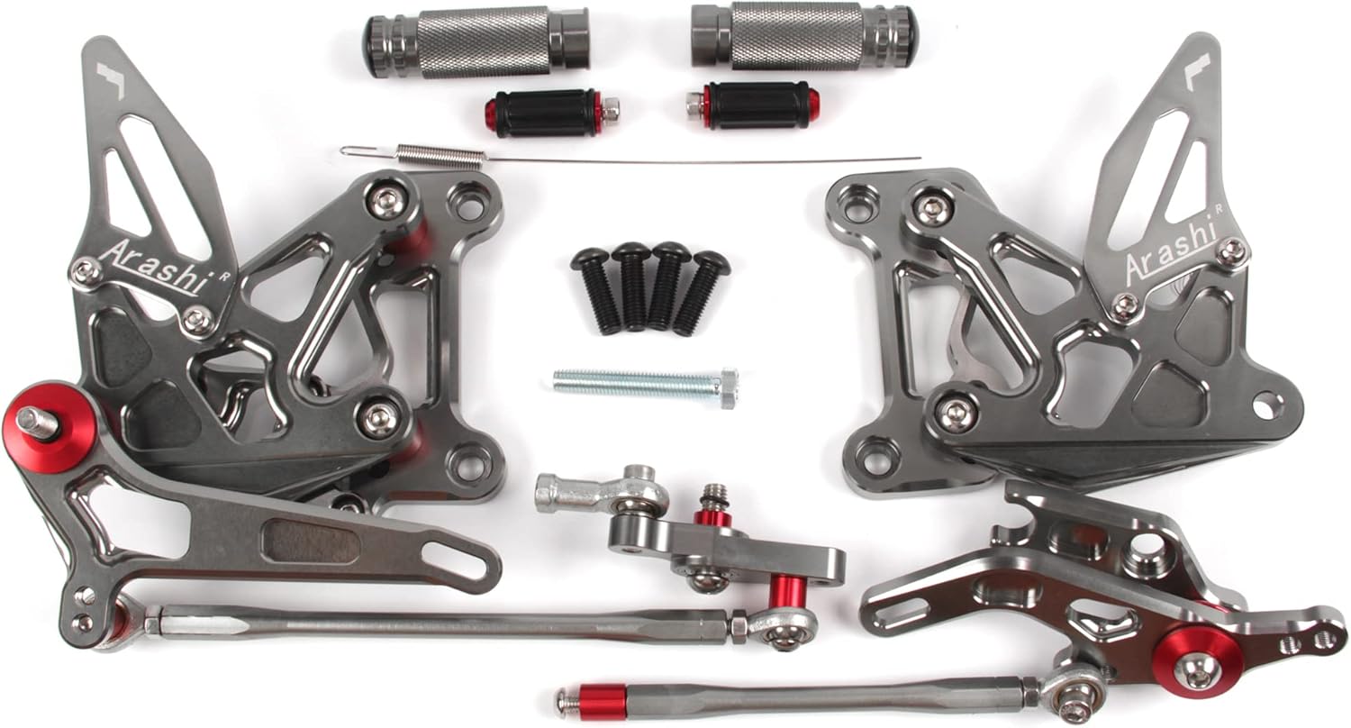 Arashi Rearsets Footrests FootPegs for MV AGUSTA 675/675