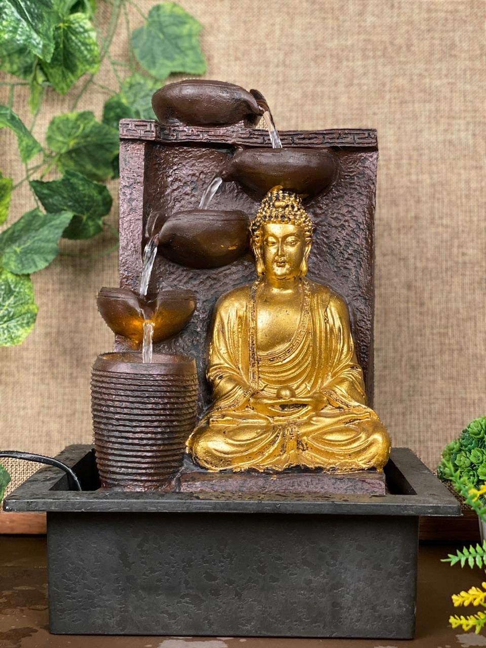 Raj gharana Arts and Crafts Buddha Water Fountains /Indoor Water Fountains This Buddha Fountain