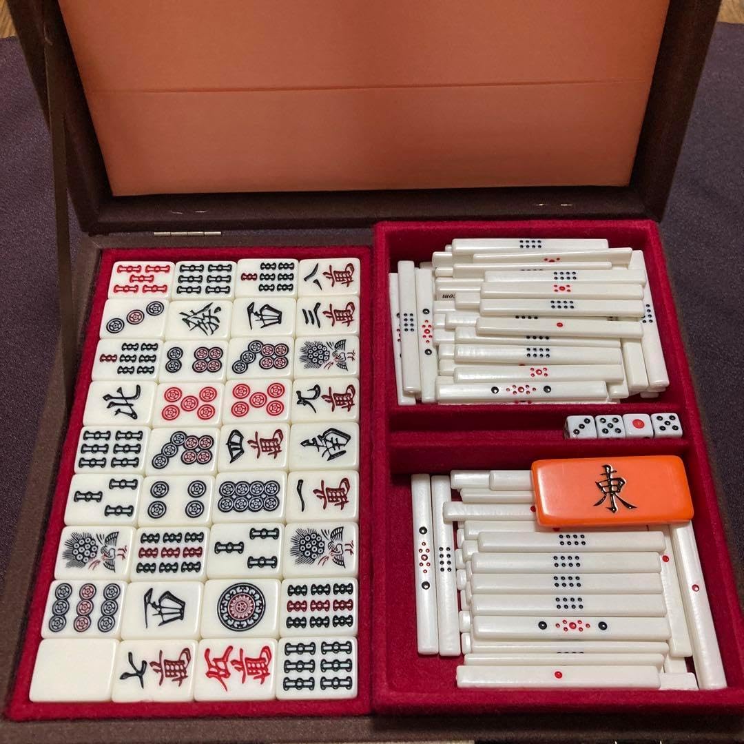 麻雀牌 市川屋 日向牌 ☆美品☆ 市川屋「日向牌」麻雀牌