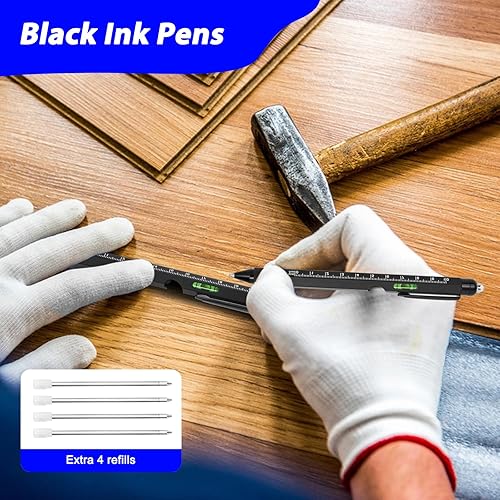 Miniatura 4 de Bolígrafos de regalo para hombres, geniales bolígrafos multiherramienta 9 en 1, rellenos de calcetines para hombres y mujeres, útiles regalo para