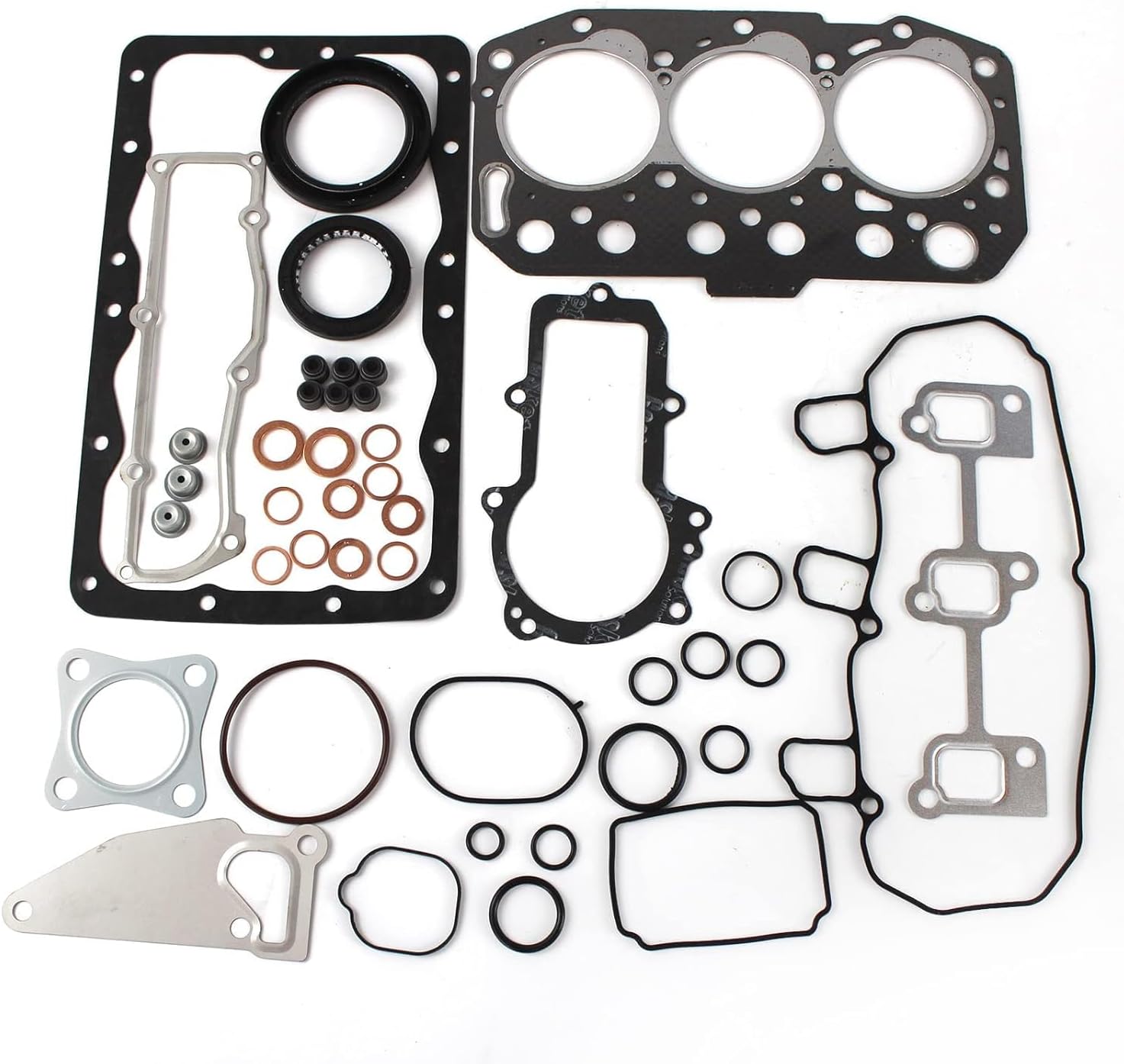 3TNM74 Complete Cylinder Head Assy with Gasket Set Fit for Yanmar Engine 3TNM74 3TNV74 3TNM72 SCT1 SA221 Tractor Engine Rebuild Parts 119517-11740 11951711740