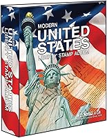 Vista 2 de H.E. Harris & Co. USA Liberty - Álbum de sellos postales con imágenes/ilustraciones (parte A 1847-1994) con carpeta de dos postes
