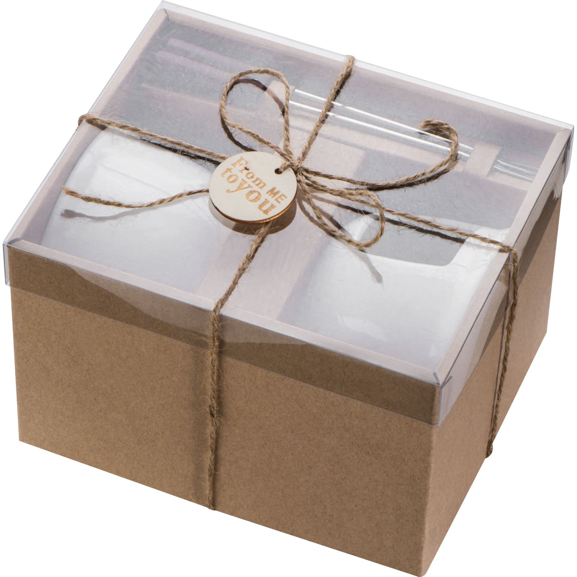 noTrash2003 Tazza per fonduta di cioccolato in porcellana con 2 forchette in confezione regalo – Set fonduta con posate