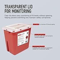 Vista 3 de Contenedores Sharper Dynarex, 1