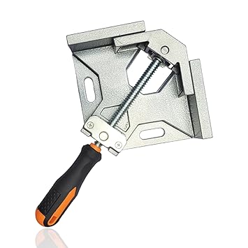 HiFam Corner Clamps | Premium Woodworking Tools for 90 Degree Angles | Adjustable Swing Jaw Versatile Clamps | Right Angle Clamping tool | Single Handle Clamps for Woodworking, Carpentry etc.