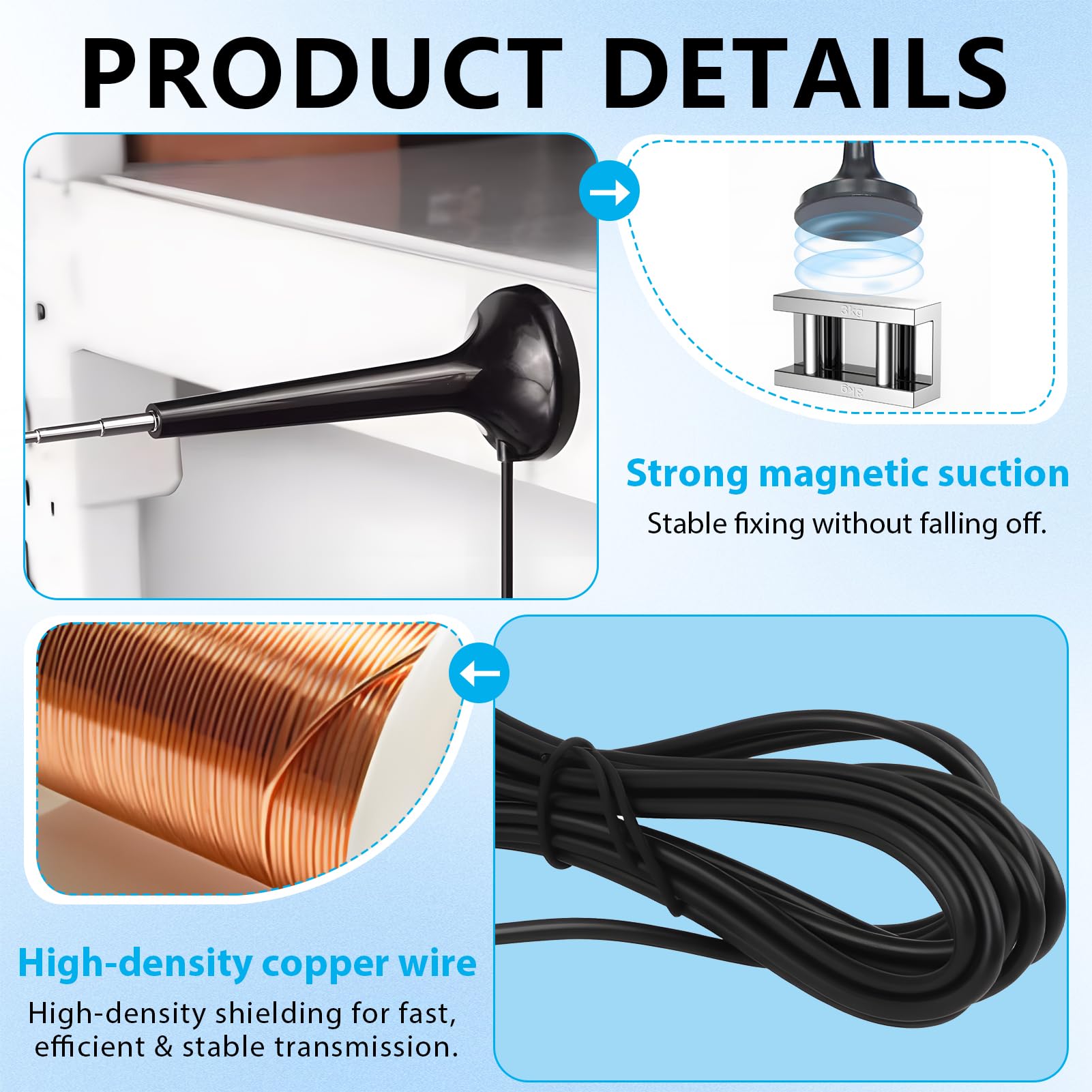 Magneetantennes voor GSM/GPRS/UMTS/LTE/NR | DDS Electronics