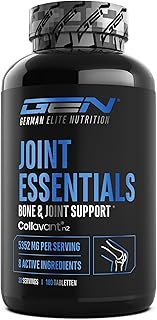 Joint Essentials – Integratore per le articolazioni con Collavant® N2 collagene di tipo II – Glucosamina + Condroitina + MSM + Acido ialuronico + Vitamina C + Cissus + Incenso – 180 compresse