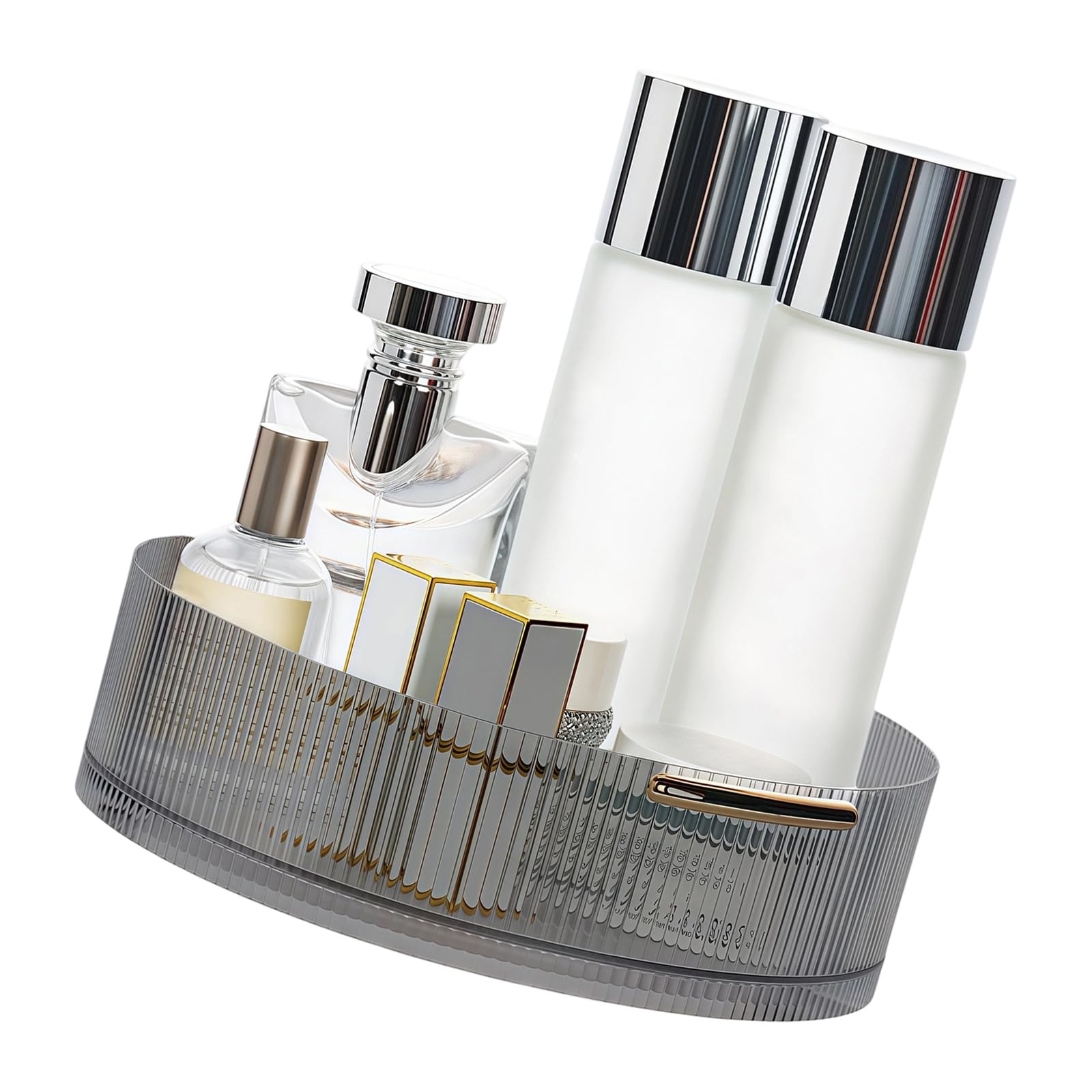 Kaeltsyn Rotating 360 Degree Cosmetics Organizers for Efficient Storage of Makeup Perfumes and Jewelry Rotating Cosmetic Box