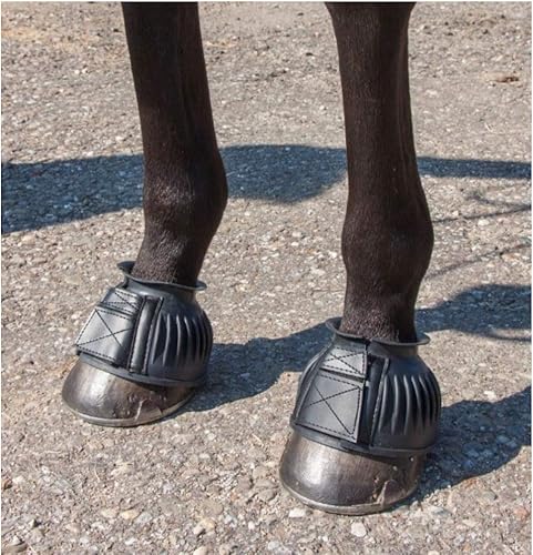 Botas de goma acanaladas de doble bloqueo para caballos  Opciones de tamaño  Opciones de color  Protección definitiva para caballos  Escudo de