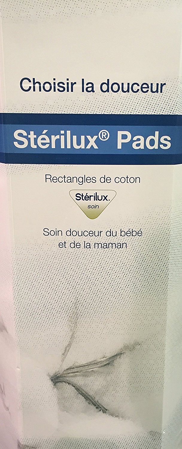 Hartmann Stérilux Soin 200 Rectangles de Coton 8 x 10 cm - Lot de 2 Paquets