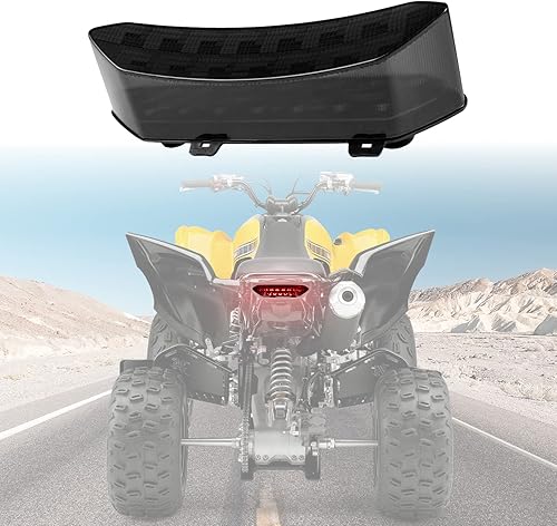 Miniatura 6 de Luces traseras para YFZ450R, luces traseras LED negras de freno traseras compatibles con accesorios Yamaha Raptor 700R 700 / YFZ450R YFZ450X YFZ