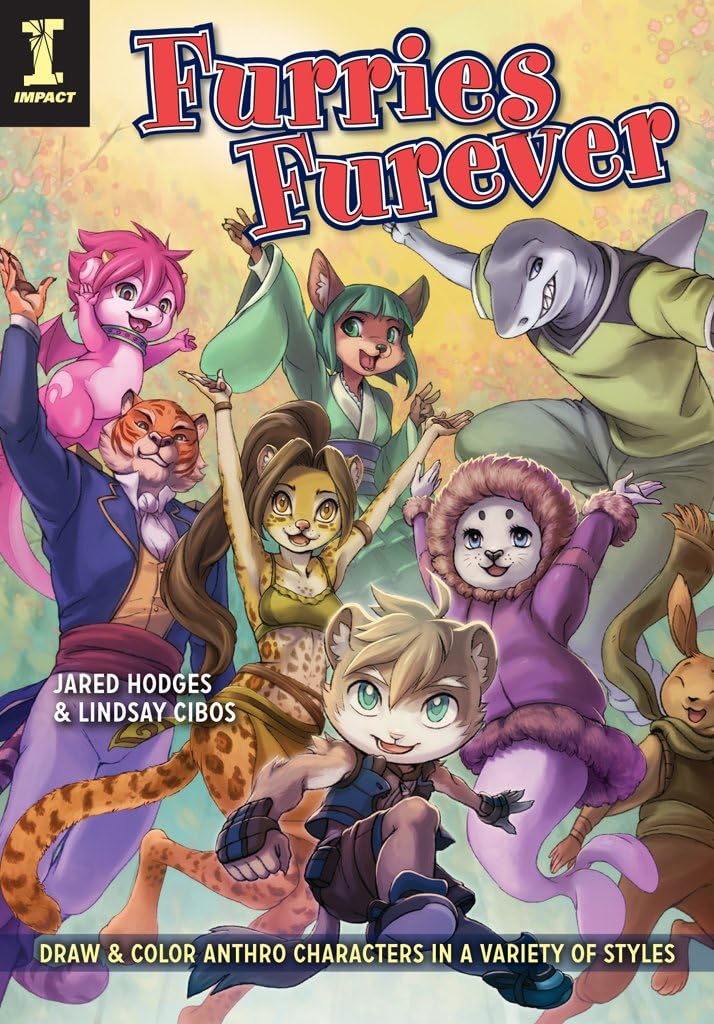 Furries Furever: Draw and Color Anthro Characters in a Variety of Styles