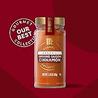 Vista 4 de McCormick Gourmet Canela de saigón molida orgánica, 1.25 onzas