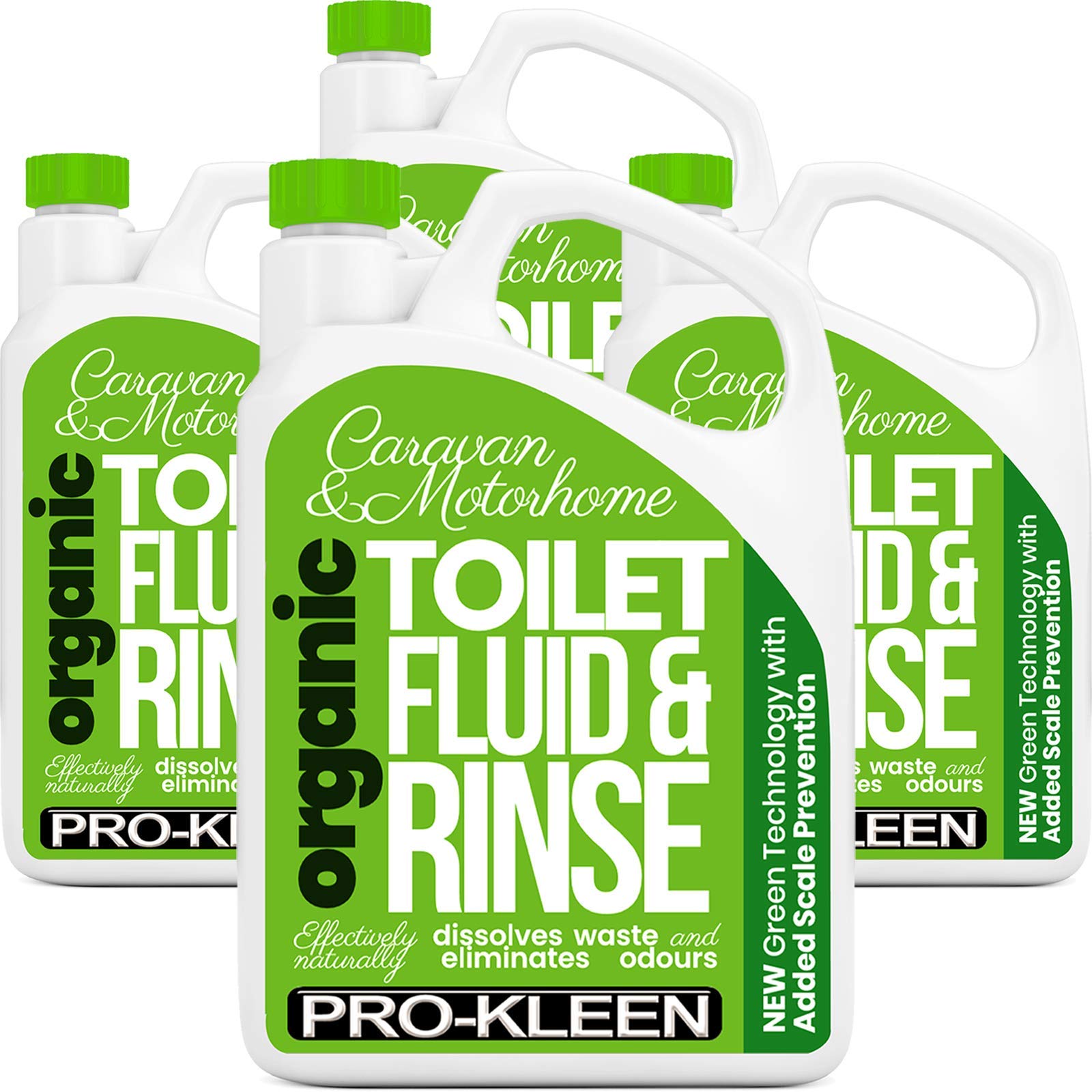 Buy ProKleen Caravan Toilet Fluid Rinse Green Solution Cleaner 8L for