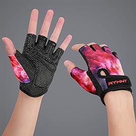 ZEROFIRE Workout Gloves for Women Men - Weight Lifting Gloves with Full Palm Protection & Extra Grip for Women Gym, Weightlifting, Weight Lift, Rowing, Exercise, Sport, Cycling.Galaxy-Small