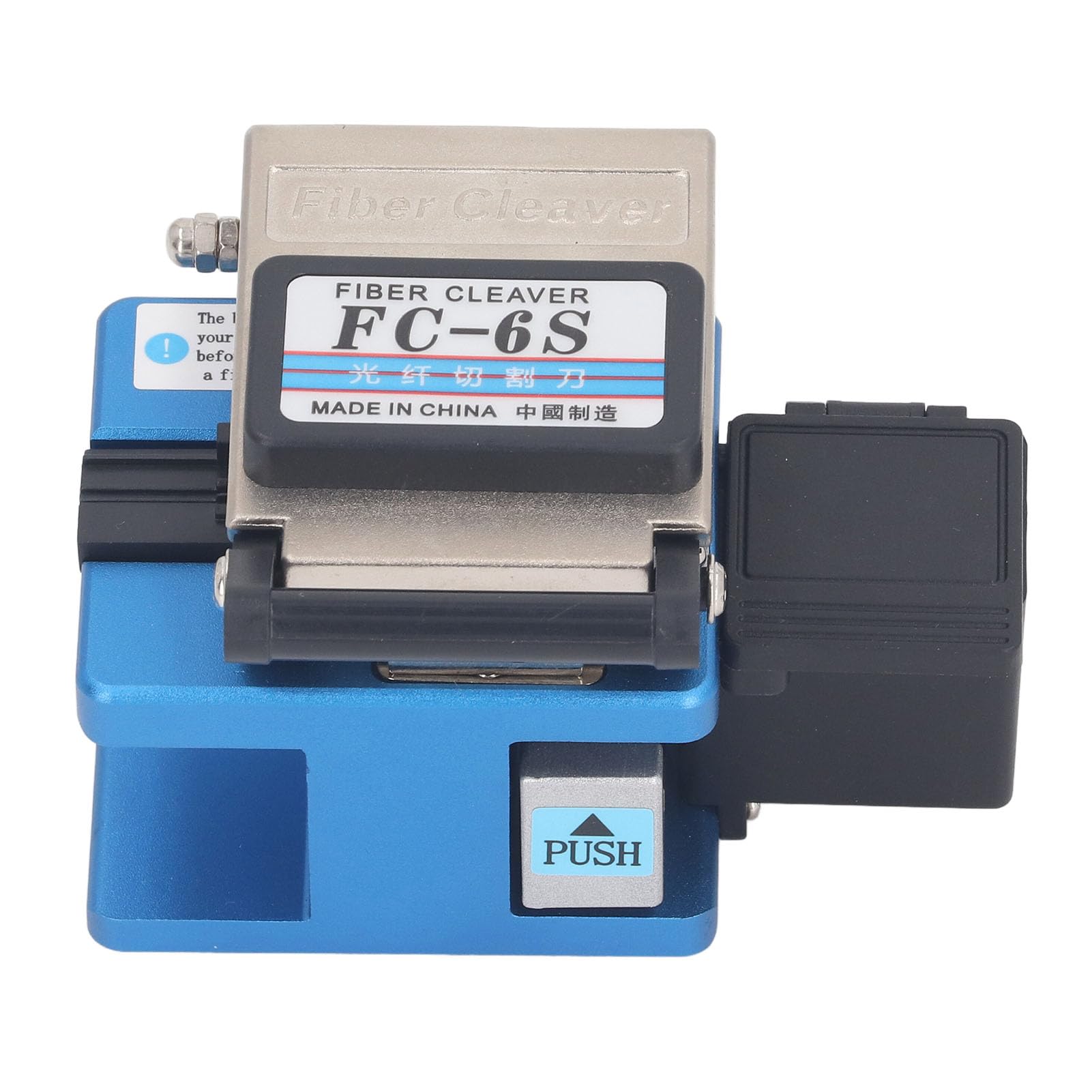 Kit de Cuchilla de Fibra, Kit de Herramientas de Cuchilla de Fibra con Caja de Almacenamiento de Coleta FC? 6s Azul, Diapositivas Espesas, Ventajas Múltiples para Cable óptico, Utilidad de Utilidad