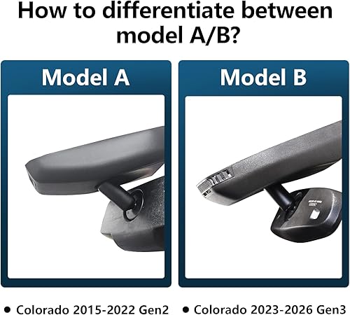 Miniatura 3 de Cámara de tablero delantera 4K y trasera de 1080p ajuste personalizado para Chevy Colorado 2015-2022 Select Base WT LT Z71 ZR2 (modelo A), aspecto