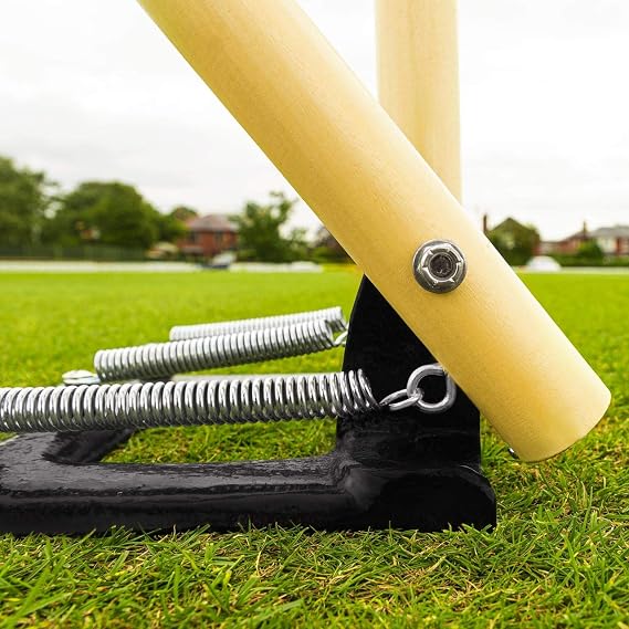 FORTRESS Forza Spring Back Cricket Stumps Freestanding Wicket Set