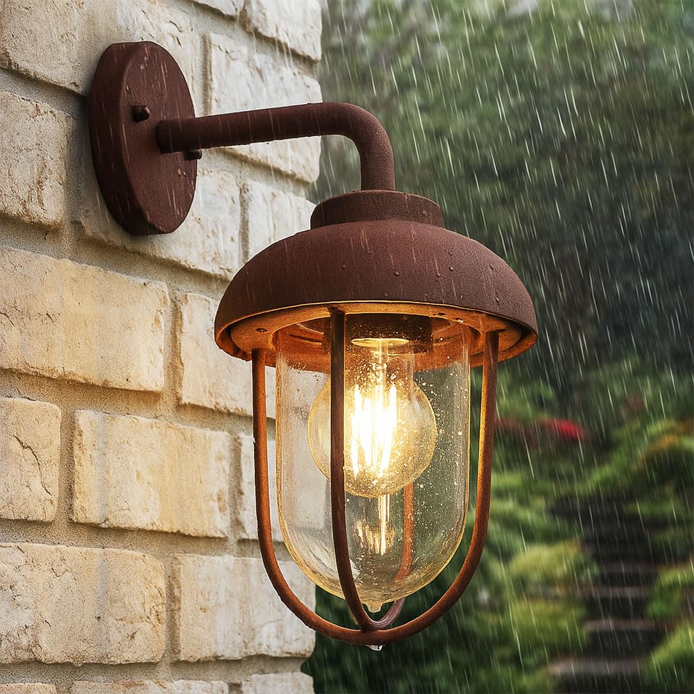 Trio Leuchten SLV Bolder 200300132 - Lampada da parete in metallo nero