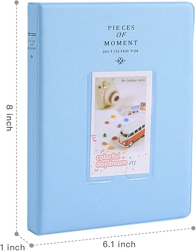 Miniatura 2 de Álbum de fotos Instax Mini 9 Goodsnetic 128 bolsillos funda de piel para álbum de fotos de gran capacidad para álbum familiar aniversario de boda