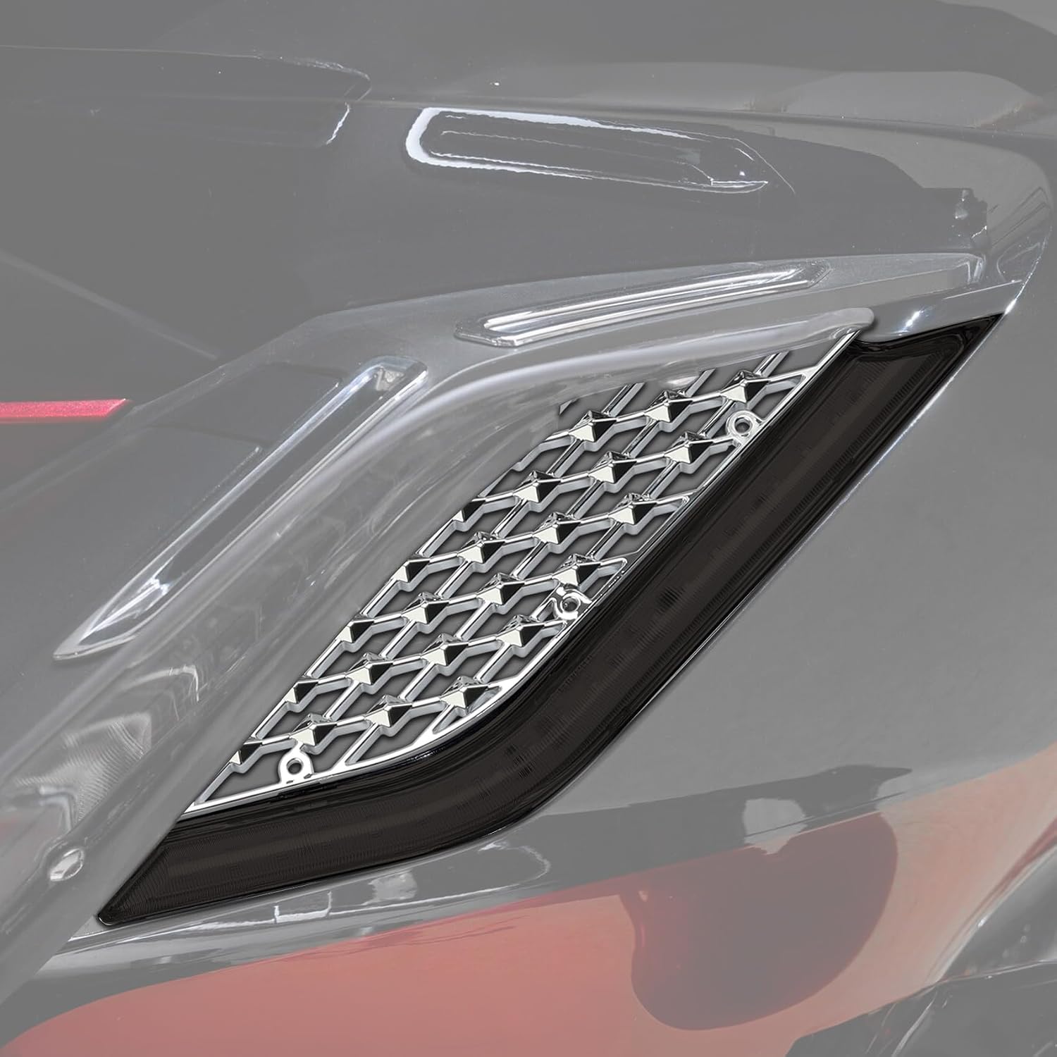 Green-L LED Radiator Grill Panels Light Fit for Honda 2018-2025 Goldwing 1800 GL1800 Tour DCT (Style D)