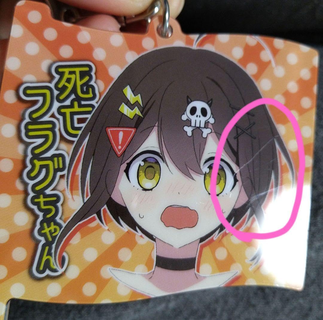 Amazon.co.jp: 全力回避フラグちゃん アクリルキーホルダー フラグ