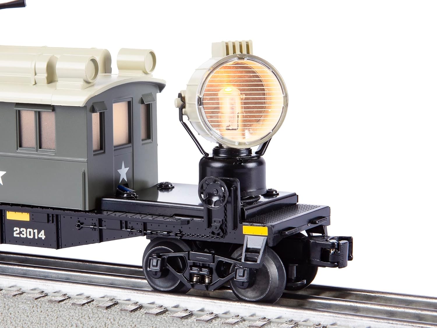 Lionel Army Freight Electric O Gauge Bluetooth 5.0 Train Set with Remote