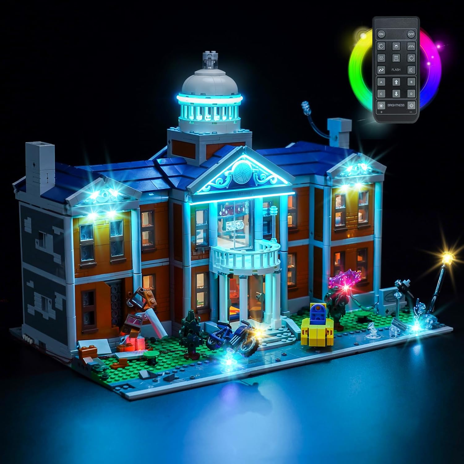 Upgraded Led Light Kit Compatible with Lego X-Men: The X-Mansion Building Set, Lights Decoration Compatible with Lego 76294, Best Gifts for Adults (Model Not Included)