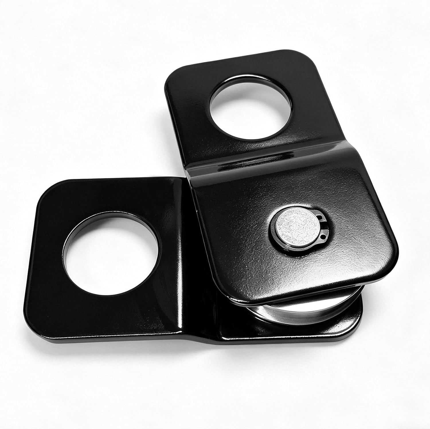 8000 LBS Capacity Winch Snatch Block, Heavy Duty Carbon Steel Towing Pulley for Synthetic Rope & Steel Cable, Universal Off-Road Recovery Pulley Block for ATV UTV Truck SUV
