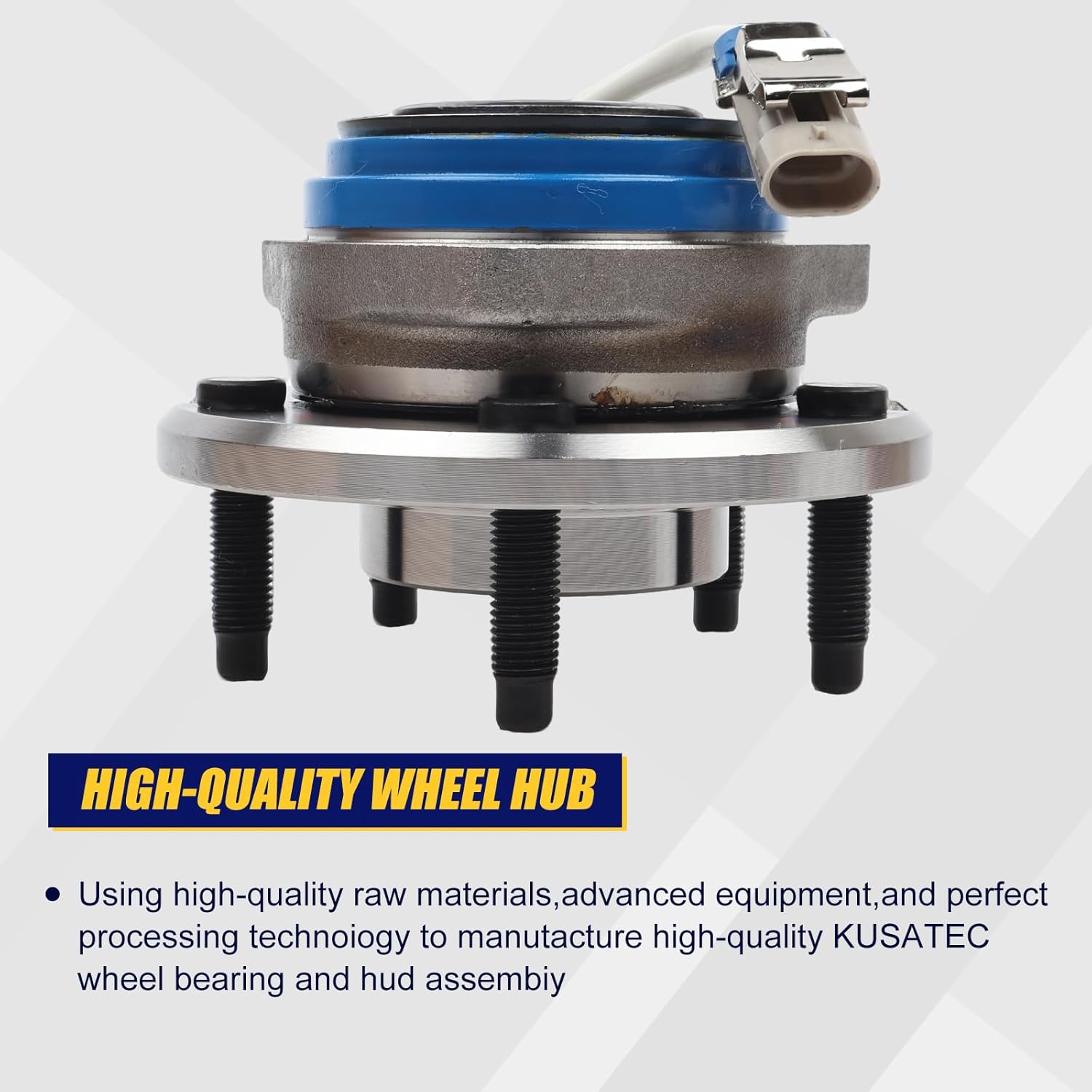 KUSATEC 513121 Front/Rear Wheel Hub and Bearing Assembly Fit for Cadillac DeVille/Seville, Chevrolet Impala/Venture, Buick Regal/Lucerne/LeSabre/LaCrosse, Pontiac Bonneville/Montana, 5 Lugs w/ABS