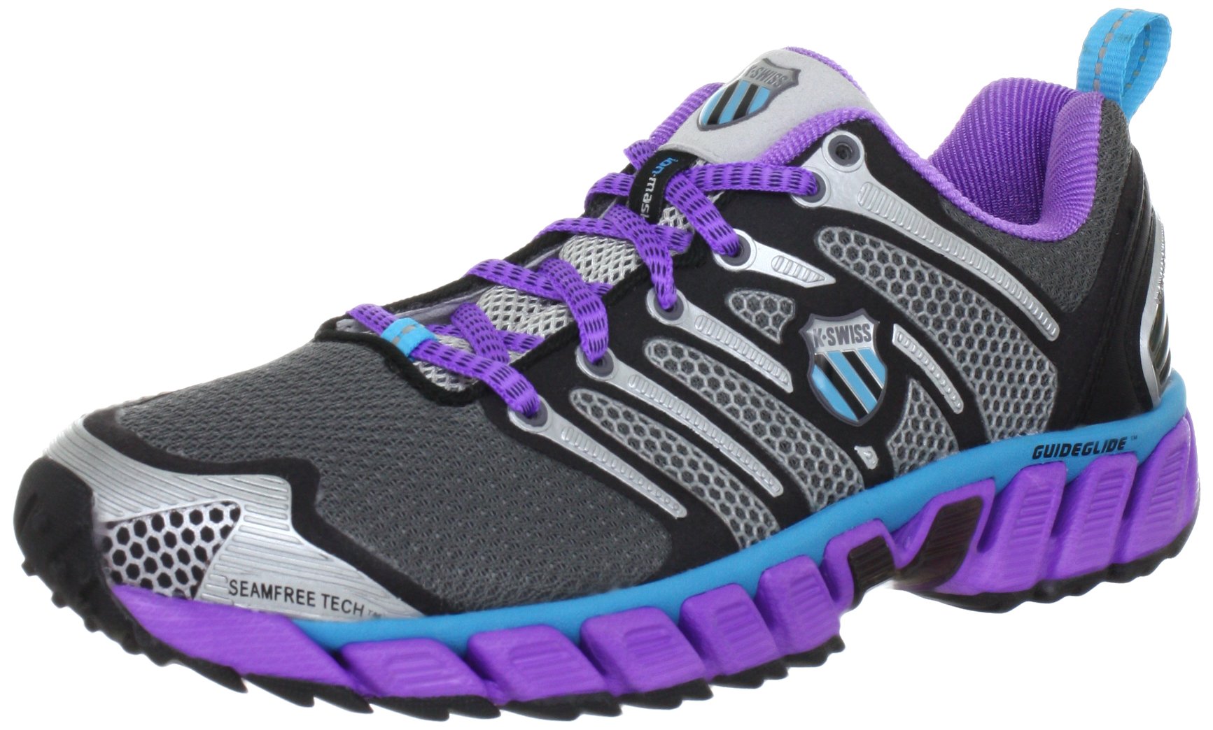 K-Swiss Blade-Max Trail Running Shoes Men Ladies Purple/Black