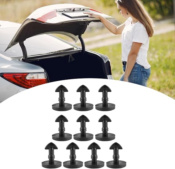 10Pack Replacement Bumper Tow Eye Cover Clips For Sport Discovery 3 4 Rear Bumper Tow Eye Cover Fastener Clip DYR500010 Auto Bumper Retainer