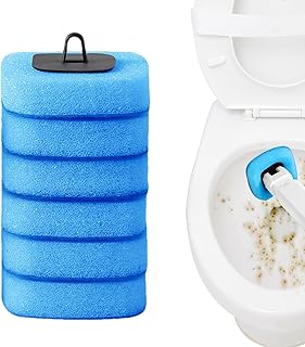 トイレ便器クリーナー 詰め替え用 交換用部品 清掃用具 - トイレスクラバー 香り付きヘッド 詰め替え付き お手入れ用 ブラシ - ガラスクリーニング ワンドヘッド 窓ガラス ミラーお手入れ用 清掃ツール | バスルーム ホーム シャワー アパート カウンタートップ キッチン お手入れ 家庭用 清掃用具 多目的用 水回り 洗面台 風呂場 台所