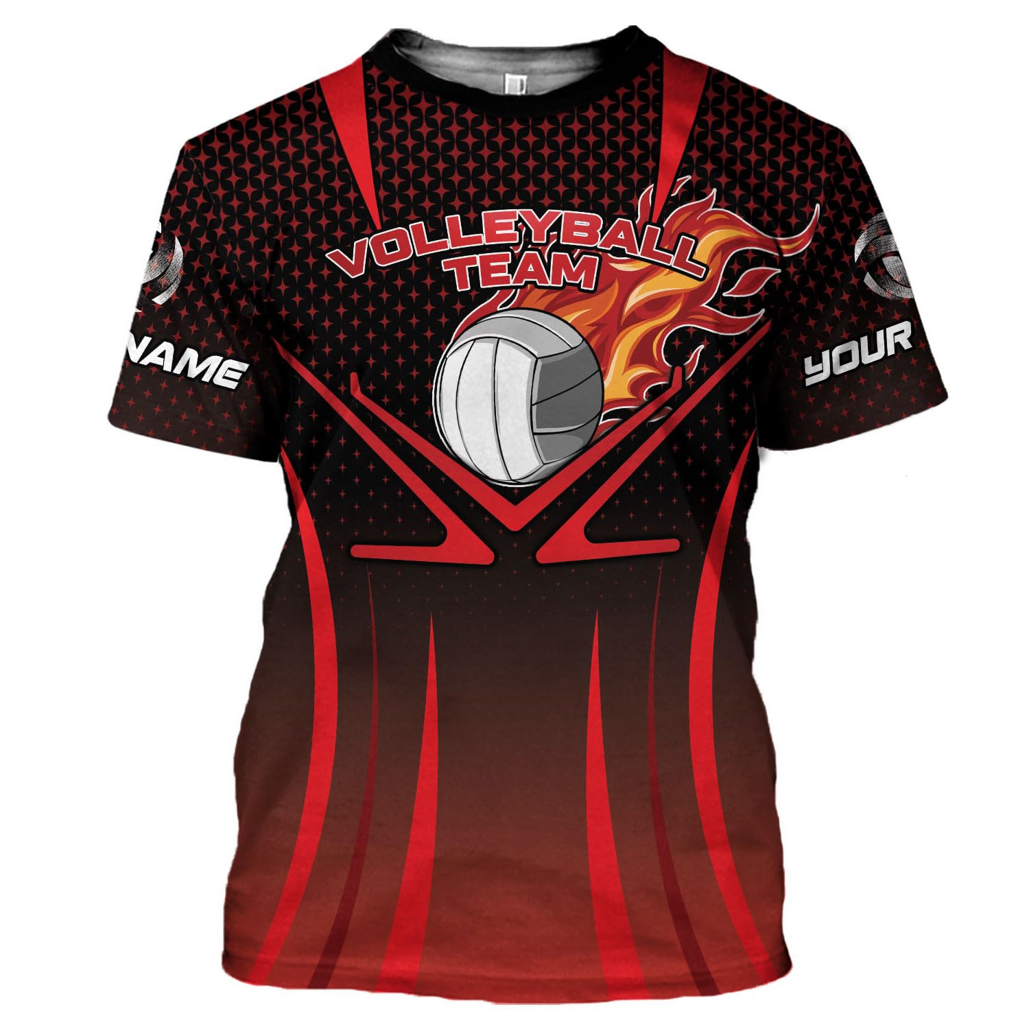 MAPrints Personalized Volleyball Shirt, Volleyball 3D Tshirt for Men & Women, Volleyball Uniform, Shirt for Volleyball Lover (Volleyball 26)