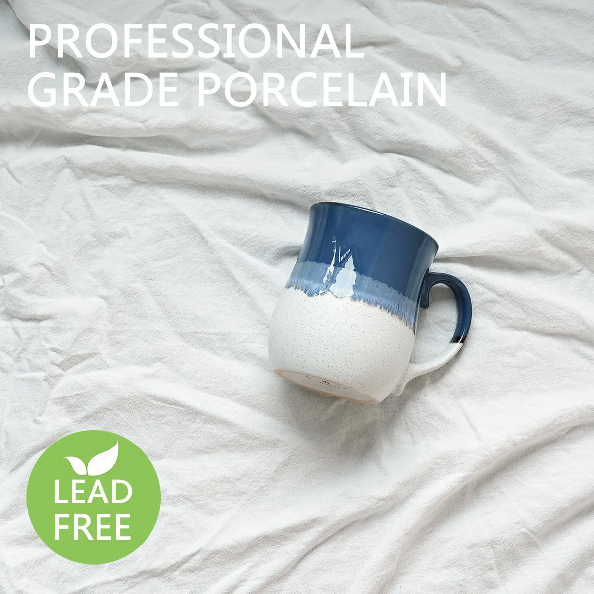 Amazon.com: Bosmarlin Extra Large Ceramic Coffee Mug, 26 Oz, Dishwasher and  Microwave Safe, Big Oversized Tea Cup, Reactive Glaze (Deep Blue) : Home &  Kitchen