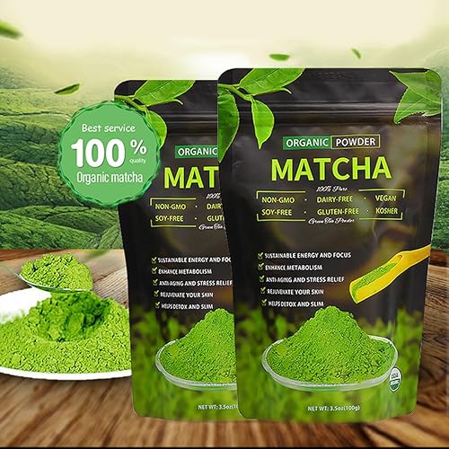 Miniatura 2 de Matcha Green Tea Powder Organic Matcha Powder Ceremonial Grade Matcha (3.5oz  100g)