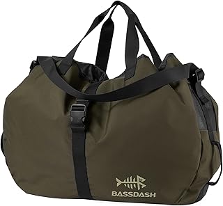 BASSDASH Wader Bag Foldable with Changing Mat Shoulder Strap Handles Mesh Boot Storage for Fishing Travel Hunting Hiking 27.9”L x 5.9”W x 17.7”H FP08