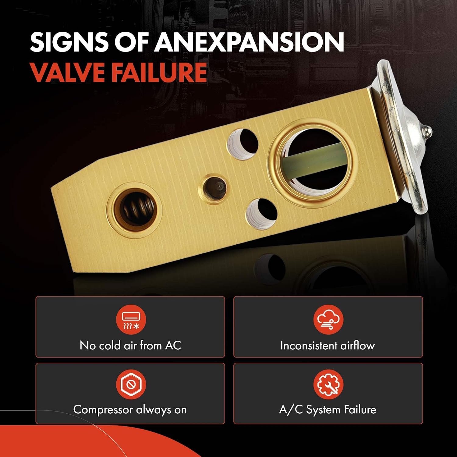 A-Premium AC Expansion Valve Compatible with Kia Sorento 2003 2004 2005 2006, 3.5L