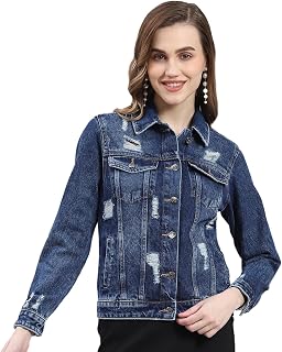Monte Carlo Women's Regular Fit Jacket | Solid Pattern | Button Closure with Full Sleeve Collar Neck Winter Outerwear for Price In India