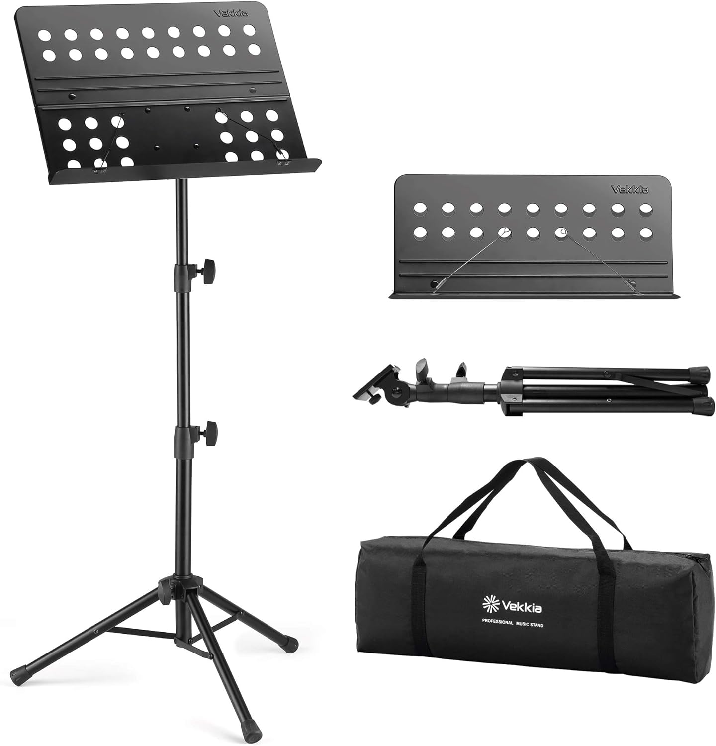 Vekkia Sheet Music StandMetal Professional Portable