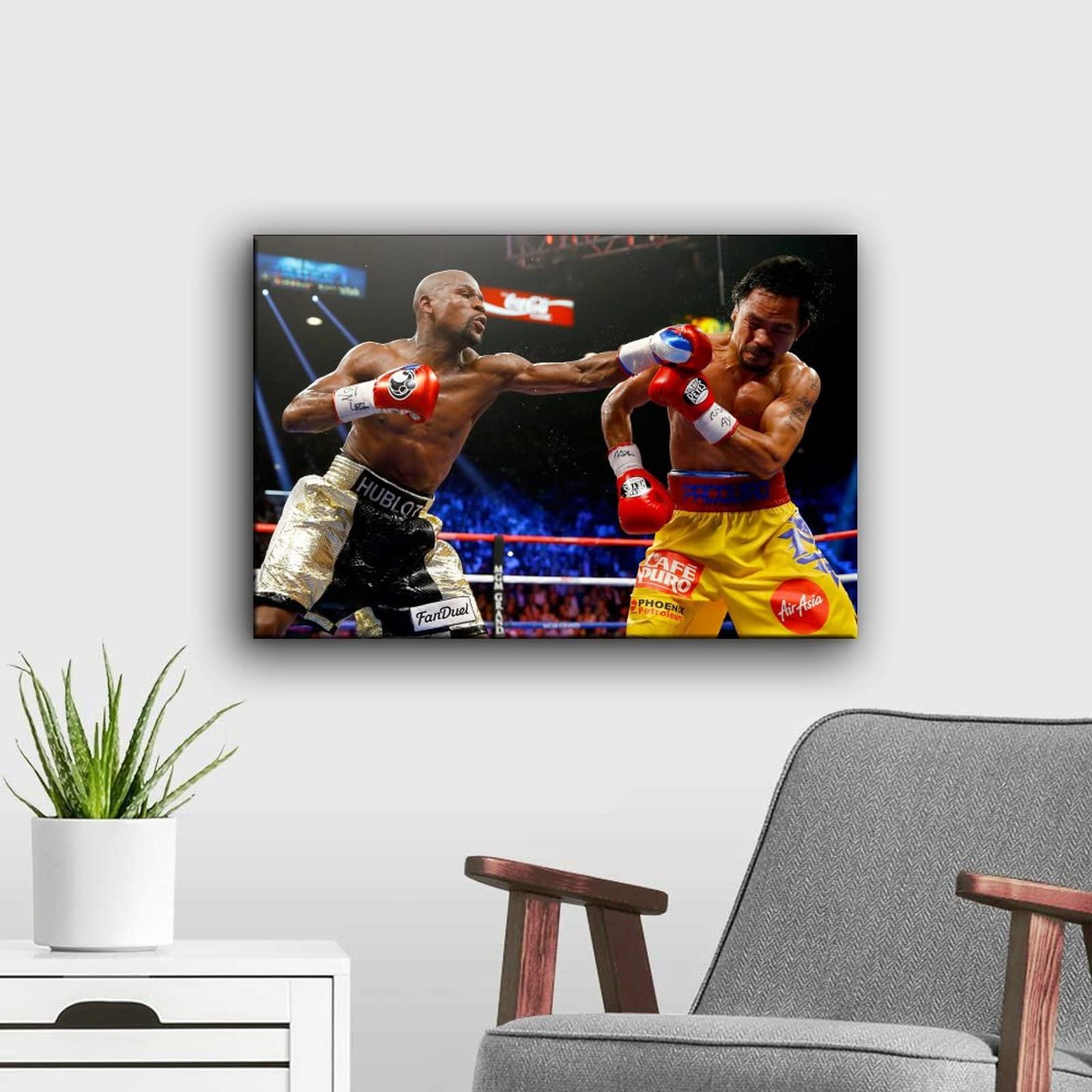 レア　メイウェザー　アートパネル　キャンバスアート　ボクシング　RIZIN レア メイウェザー アートパネル キャンバスアート ボクシング