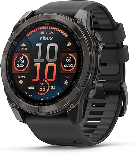 Miniatura 2 de Garmin Fenix 7X Pro Solar Edition, 2.008 in, gris pizarranegro  Reloj inteligente GPS multideportivo, linterna incorporada, capacidad de carga