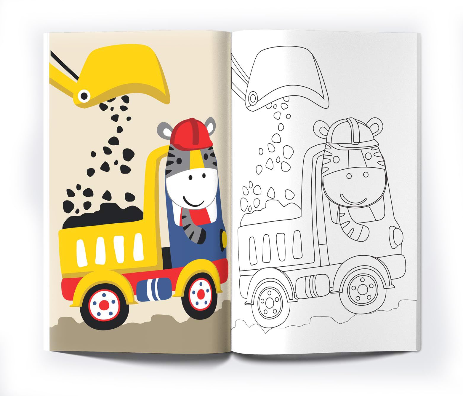 Transport Colouring Book (Giant Book Series): Jumbo Sized Colouring Books 3