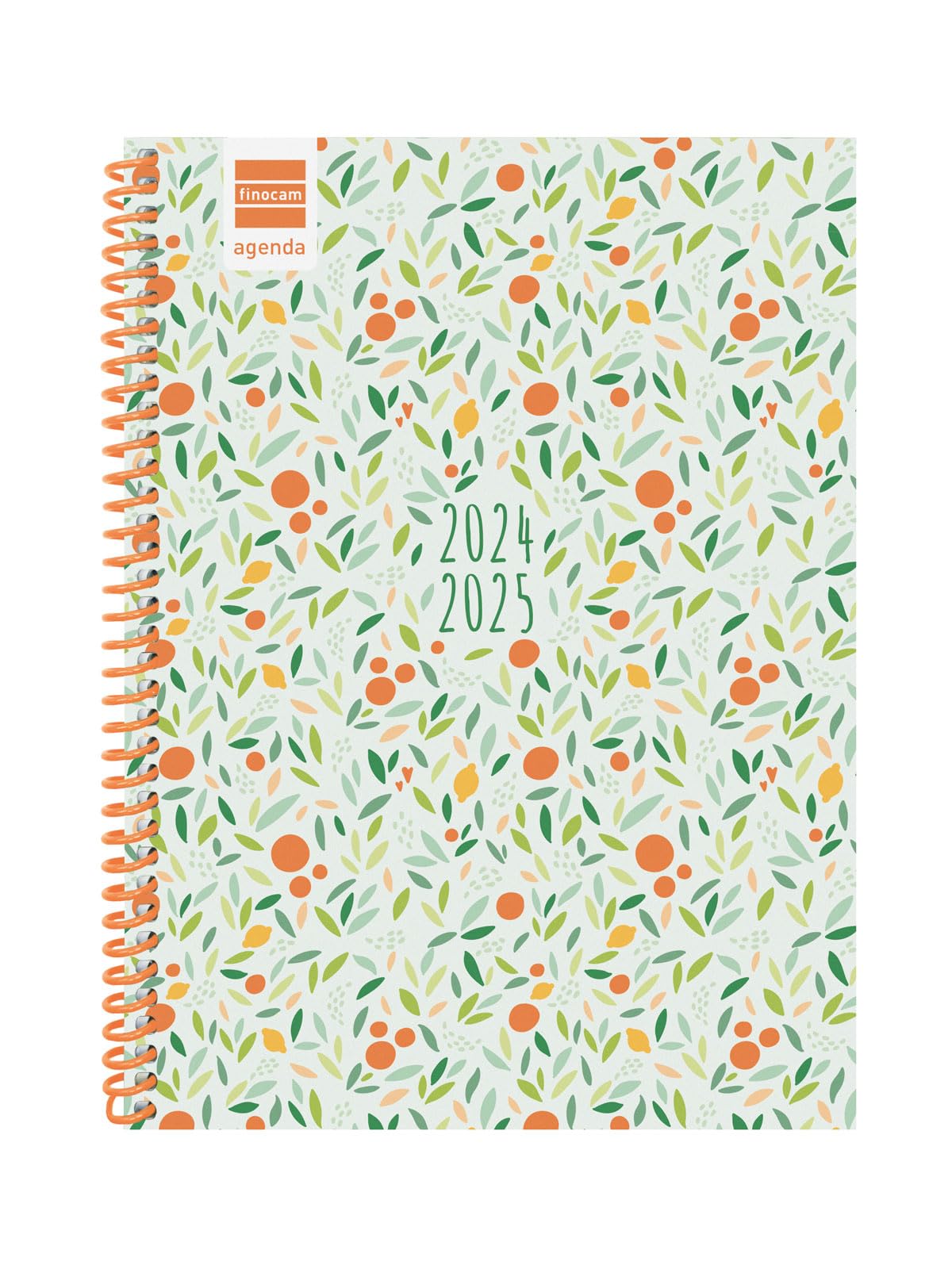 Finocam - Agenda Diva 2024 2025 Semana Vista Horizontal Septiembre 2024 - Junio 2025 (curso lectivo) + Julio y Agosto resumidos Fruits Español